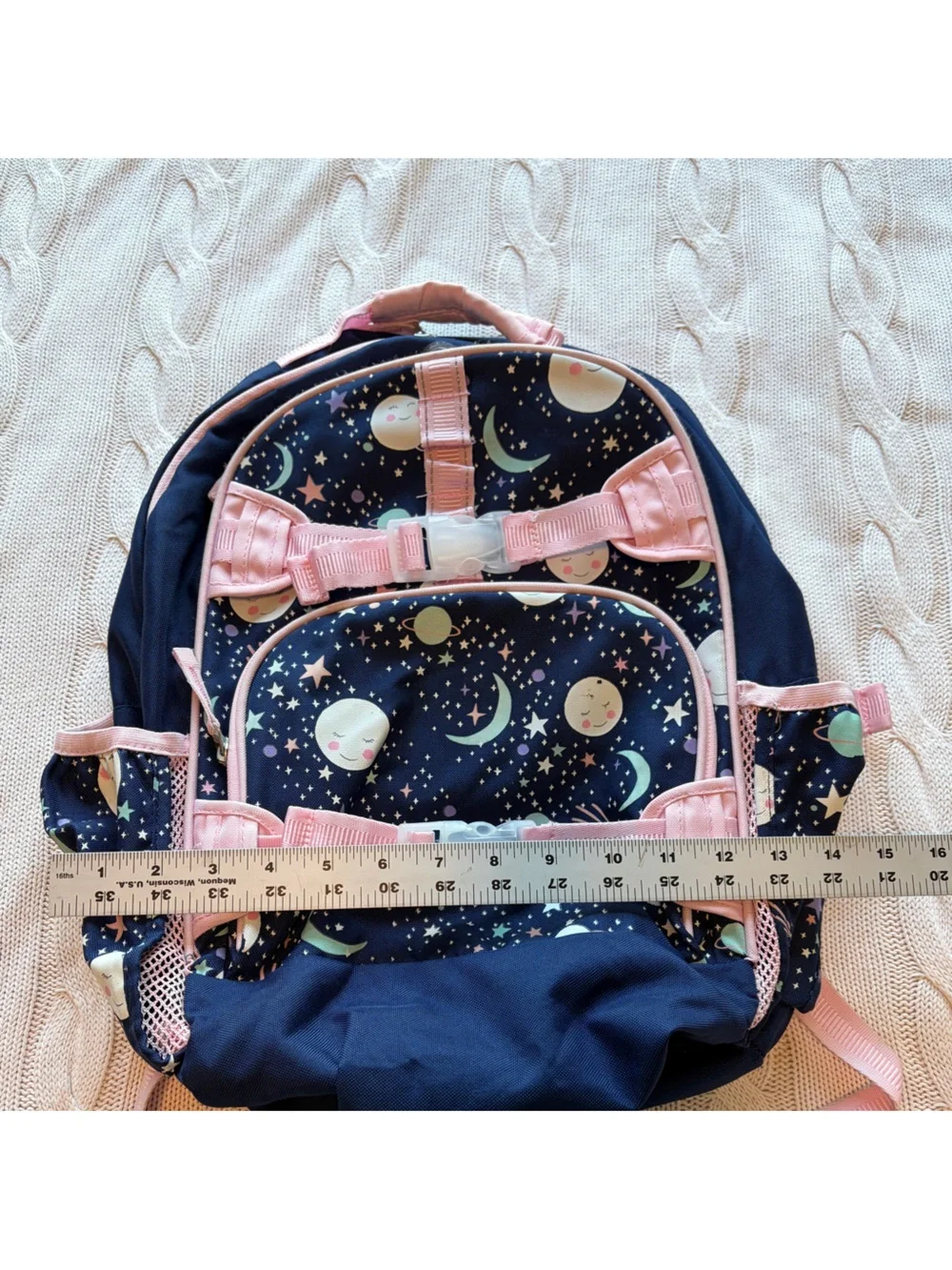 Pottery Barn Kids navy backpack